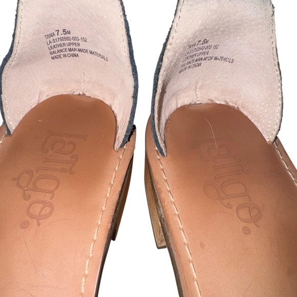 Latigo Tana Leather Embroidered Ankle Strap Sandals 7.5 Boho Western Cottagecore - Picture 7 of 8